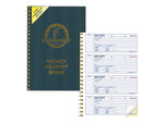 Rediform Gold Standard 2-Part Carbonless Receipts Book, 7"L x 2.75"W, 300 Forms/Book (8L810)