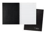 Cambridge Professional 1-Subject Professional Notebook, 8.5" x 11", Wide Ruled, 80 Sheets, Black (06062)