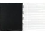 Cambridge Professional 1-Subject Professional Notebook, 8.5" x 11", Wide Ruled, 80 Sheets, Black (06062)