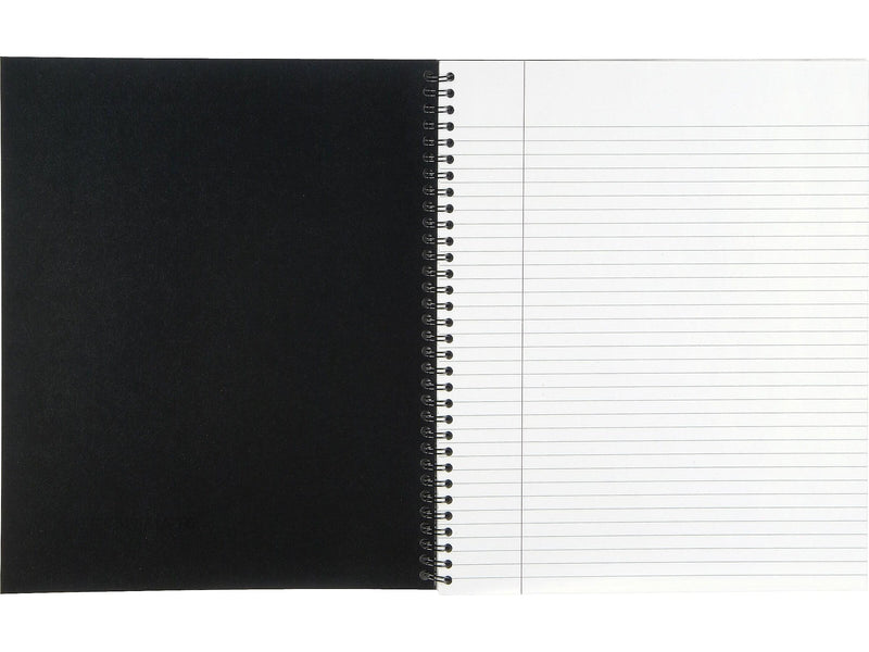 Cambridge Professional 1-Subject Professional Notebook, 8.5" x 11", Wide Ruled, 80 Sheets, Black (06062)