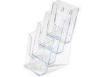 Staples® Literature Holder for Leaflets, Crystal Clear Plastic (77701)