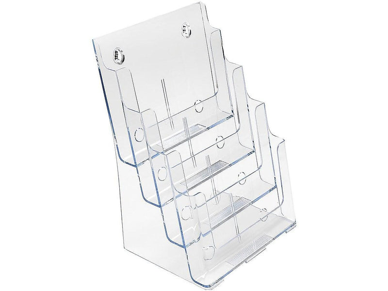 Deflecto Literature Holder, 9.37" x 13.58", Clear Plastic (77441)