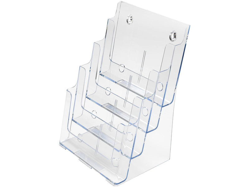 Deflecto Literature Holder, 9.37" x 13.58", Clear Plastic (77441)
