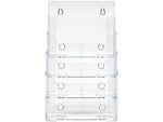 Deflecto Literature Holder, 9.37" x 13.58", Clear Plastic (77441)