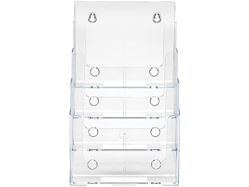 Deflecto Literature Holder, 9.37" x 13.58", Clear Plastic (77441)