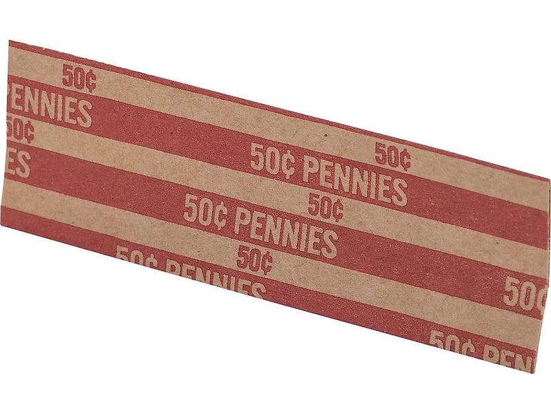 Pap-R Products Coin Wrappers, Red 1000/Box (30001)