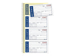 Adams Write 'N Stick 2-Part Carbonless Receipts Book, 2.75" x 4.75", White, 200 Forms/Book (SC1152WS)