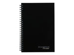 Cambridge 1-Subject Notebooks, 5" x 8", Wide Ruled, 80 Sheets, Black (06074)