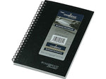 Cambridge 1-Subject Notebooks, 5" x 8", Wide Ruled, 80 Sheets, Black (06074)