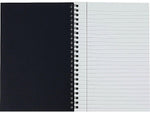 Cambridge 1-Subject Notebooks, 5" x 8", Wide Ruled, 80 Sheets, Black (06074)