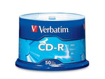 Verbatim 94691 52X CD-R 700MB with Branded Surface, 50 Pack Spindle