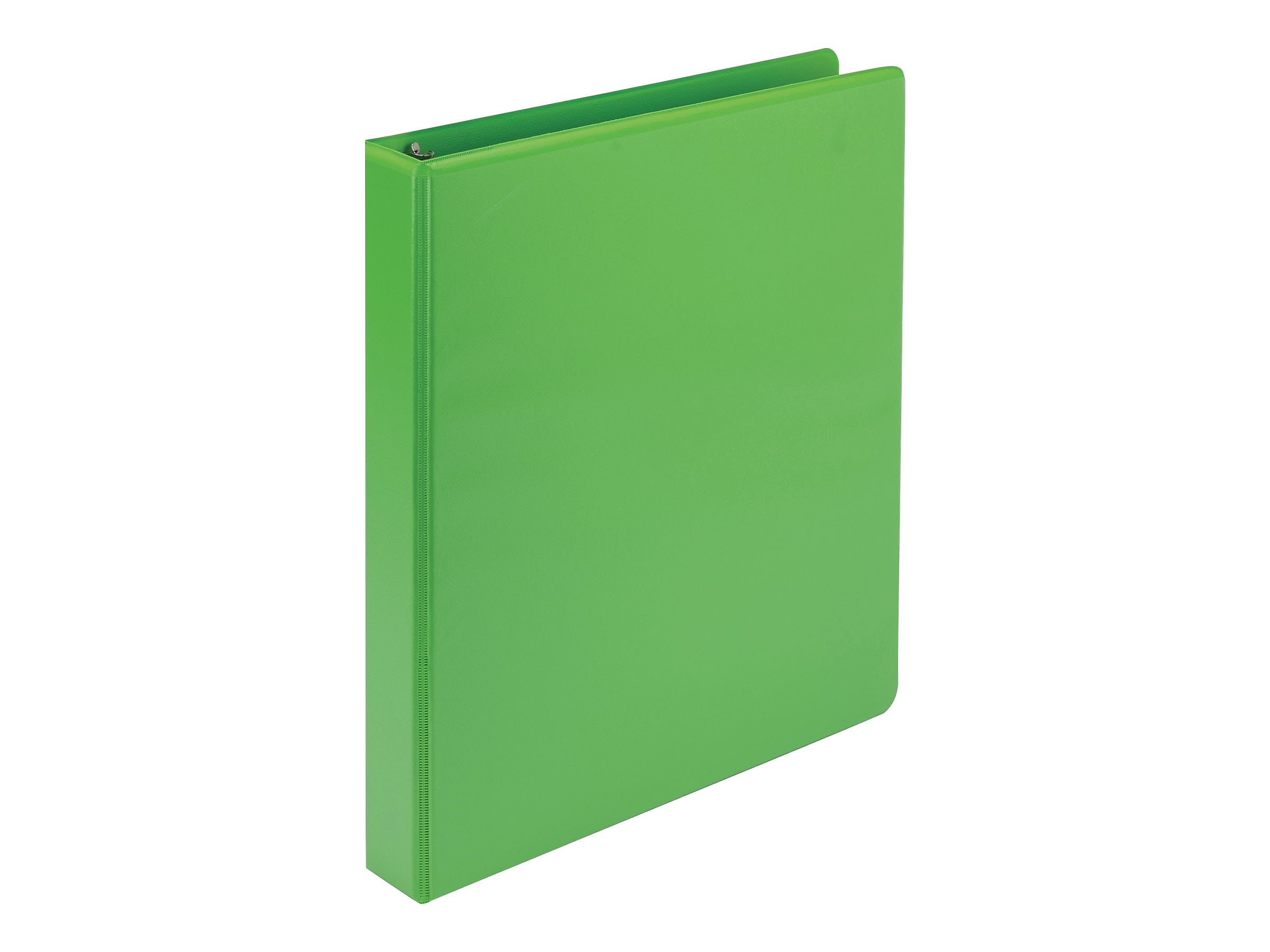 Samsill Fashion Colors 1" View Binders, 3-Ring , Made in USA, Chartreuse, 2/Pack (U86378)