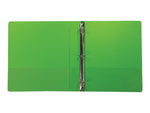 Samsill Fashion Colors 1" View Binders, 3-Ring , Made in USA, Chartreuse, 2/Pack (U86378)