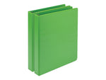 Samsill Fashion Colors 1" View Binders, 3-Ring , Made in USA, Chartreuse, 2/Pack (U86378)