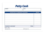 Adams 1-Part Carbonless Receipts, 5"L x 3.5"W, 50 Sets/Book, 12 (9672ABF)