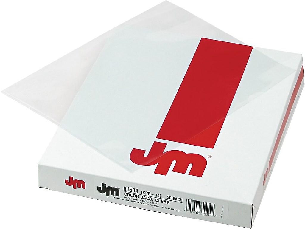 Pendaflex Color Jacs Non-Glare Sheet Protectors, 8-1/2" x 11", Clear, 50/Box (PFX 61504)