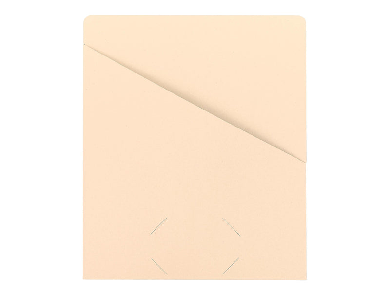 Smead Organized Up Slash File Jackets, Letter Size, Manila, 25/Pack (75430)