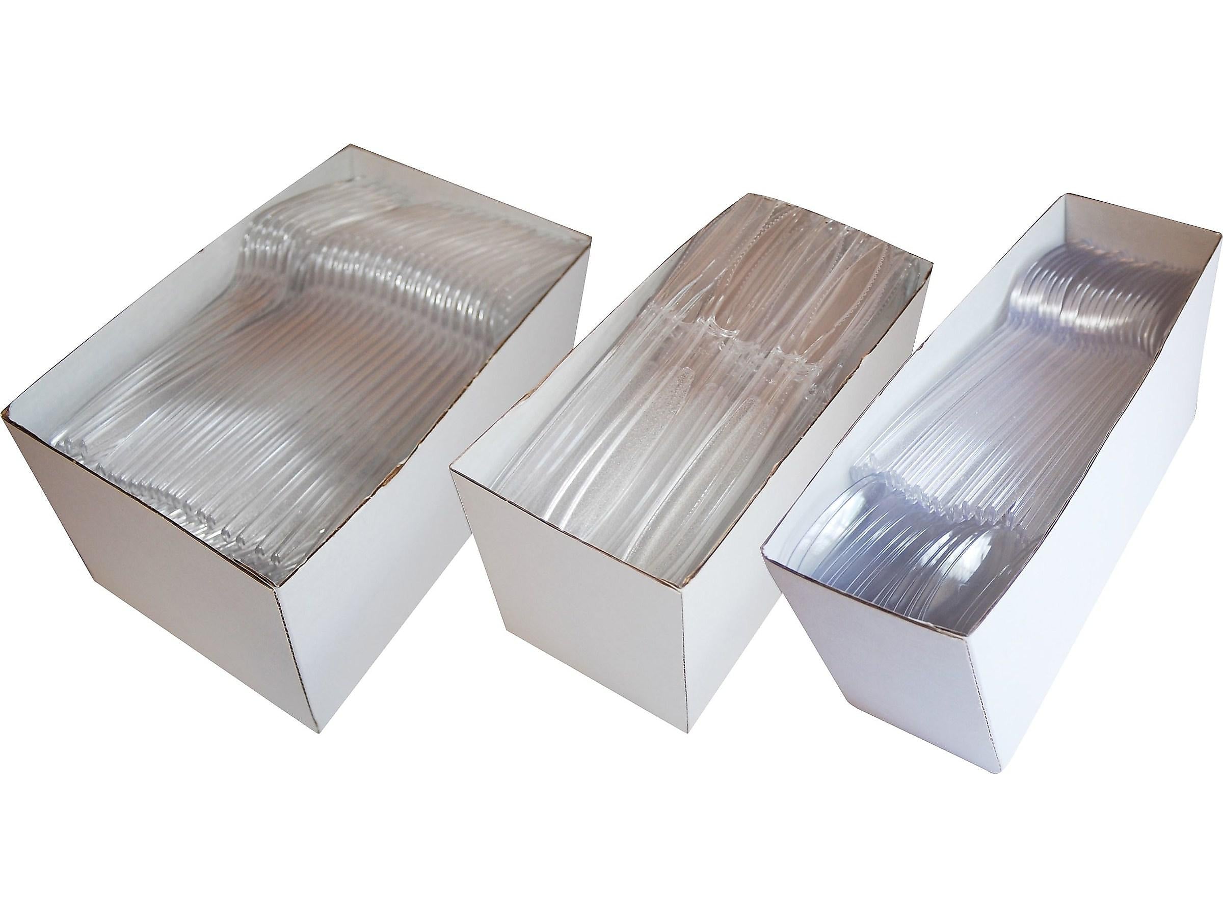 Berkley Square Polystyrene Serving Sets, Heavy-Weight, Clear, 360/Pack (1088008)