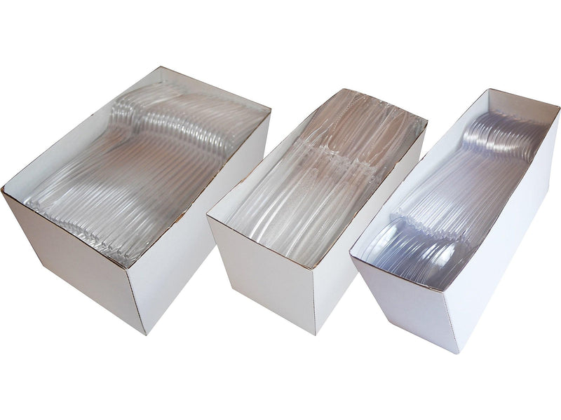 Berkley Square Polystyrene Serving Sets, Heavy-Weight, Clear, 360/Pack (1088008)