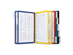 Durable Vario Document Holder, 8.5" x 11", Vertical, Wall Mounted, Multicolor Plastic (5359-00)