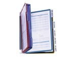 Durable Vario Document Holder, 8.5" x 11", Vertical, Wall Mounted, Multicolor Plastic (5359-00)