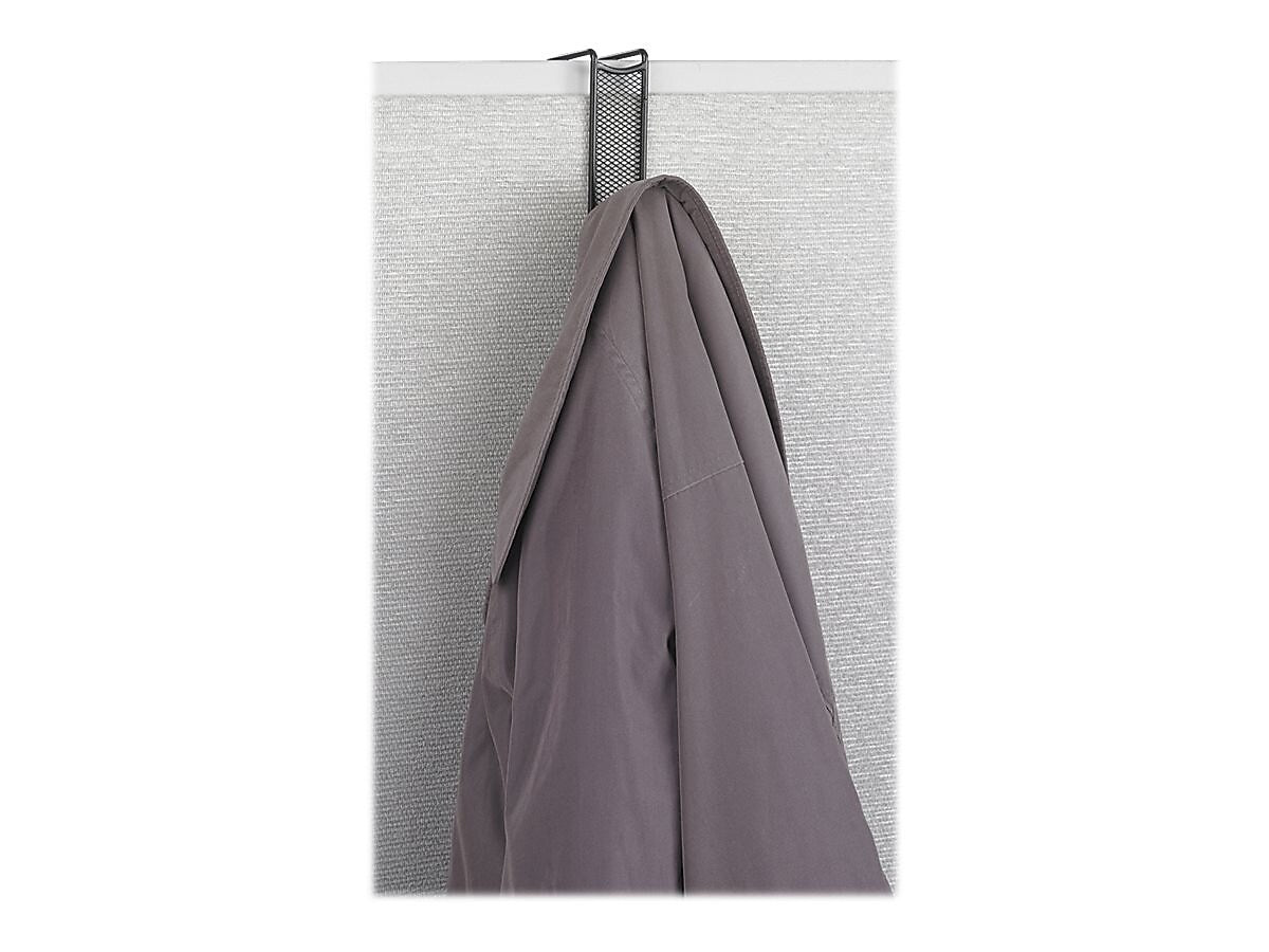 Safco Onyx Over-Panel Hook, Black, Metal (4229BL)