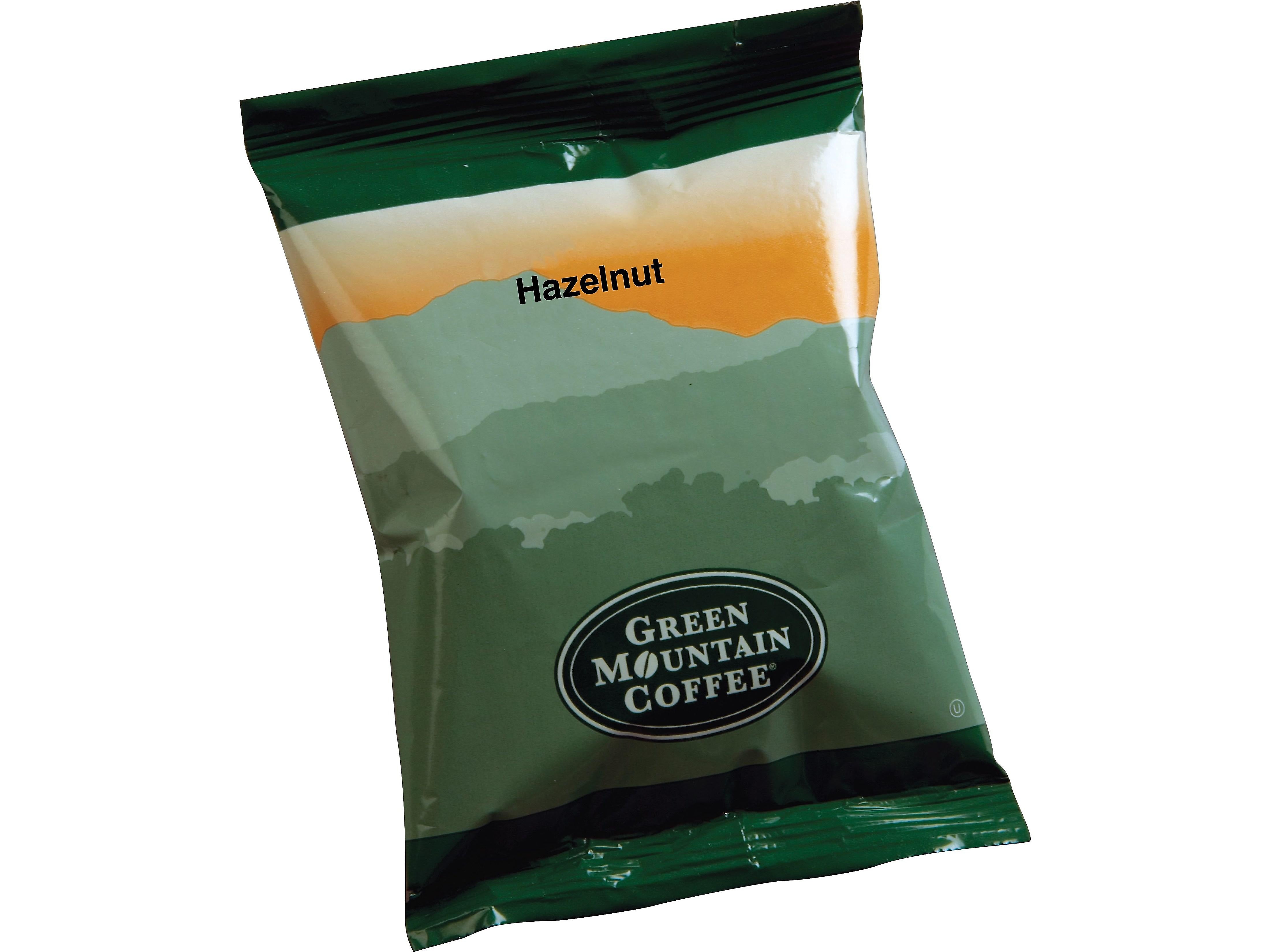 Green Mountain Hazelnut Ground Coffee, Light Roast, 2.2 oz. Bags, 50/Carton (GMT4792)