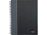 TOPS Royale Professional Notebooks, 8" x 10.5", College Ruled, 96 Sheets, Gray/Silver (25331)
