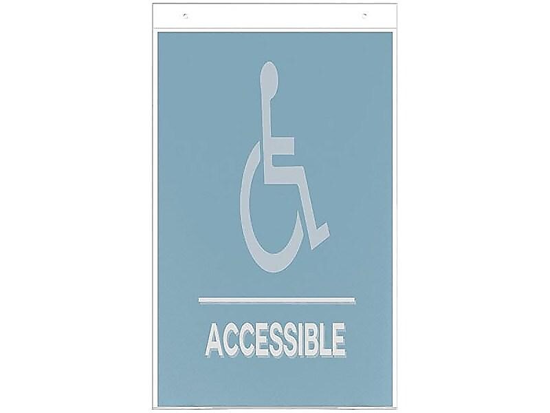 Deflecto Image Document Holder, 11" x 17", Vertical, Wall Mounted, Clear Plastic (DEF68001)