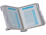 Durable Sherpa Document Holder, 8.5" x 11", Vertical, Gray Plastic (554210)