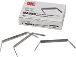 Officemate Non-Adhesive Prong Fastener, 1" Capacity, Silver (OIC99853)