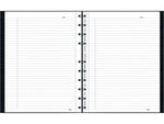 Blueline MiracleBind 1-Subject Professional Notebooks, 11" x 9.0625", College Ruled, 75 Sheets, Black (AF11150.81)