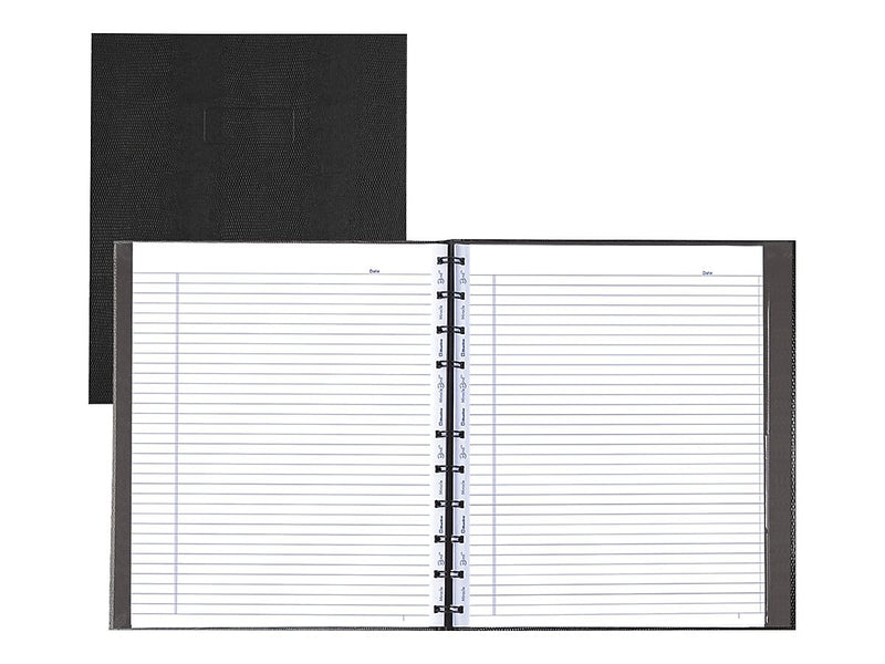 Blueline MiracleBind 1-Subject Professional Notebooks, 11" x 9.0625", College Ruled, 75 Sheets, Black (AF11150.81)