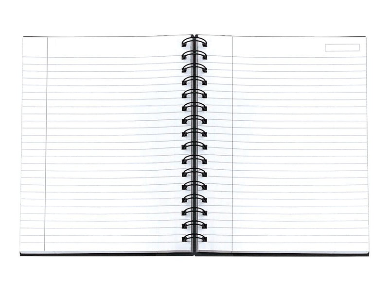 TOPS Royale Professional Notebooks, 5.88" x 8.25", College Ruled, 96 Sheets, Black (25330)