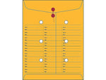 Quality Park Kraft Button & String Inter-Departmental Envelope 10" x 13", Brown, 100/Box (QUA63562)