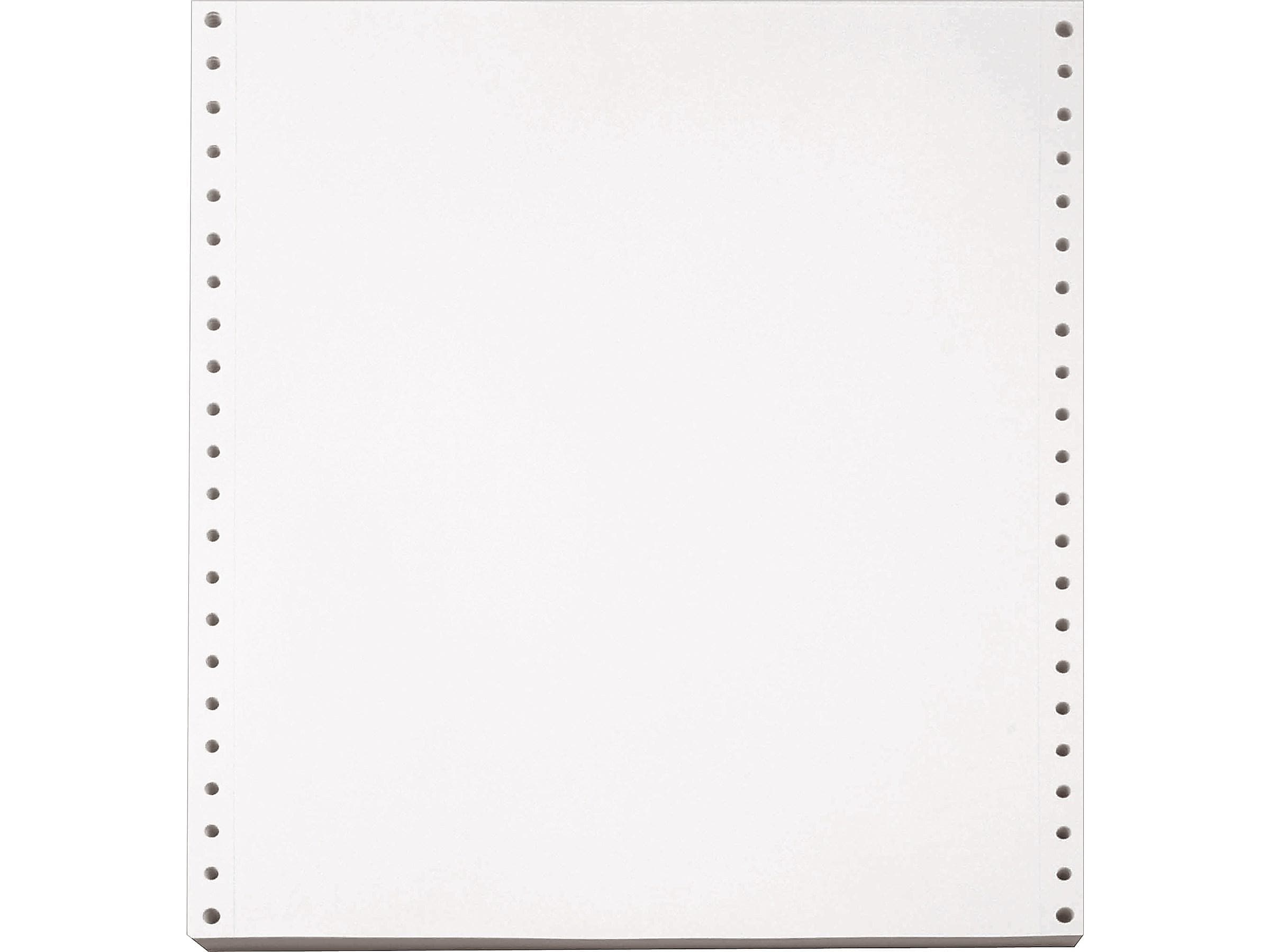 Staples 9.5" x 11" Continuous Paper, 18 lbs., 92 Brightness, 2500/Carton (25522/246728)