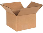 6" x 6" x 4" Corrugated Kraft Boxes, 25/Bundle (BS060604X)