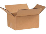 8" x 6" x 4" Standard Shipping Boxes, 32 ECT, Kraft, 25/Bundle (80604)