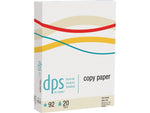 DPS by Staples Copy Paper, 8.5" x 11", 20 lbs., White, 500 Sheets/Ream, 10 Reams/Carton (DPS08511)