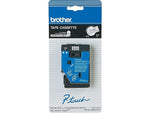 Brother P-touch TC-20Z1 Laminated Label Maker Tape, 3/8" x 25-2/10', Black on White  (TC-20Z1)