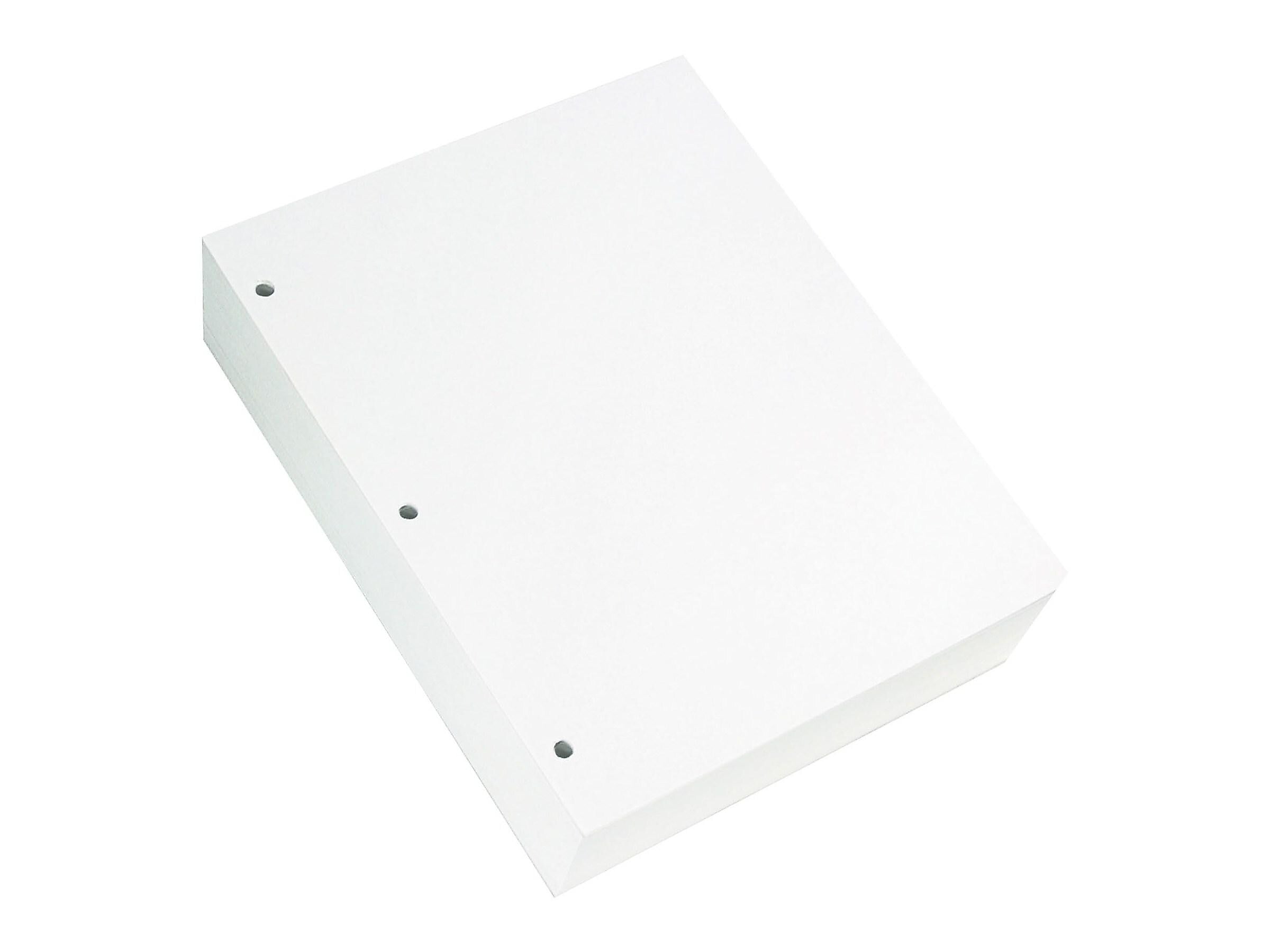 Staples 30% Recycled 8.5" x 11" 3-Hole Punched Copy Paper, 20 lbs., 92 Brightness, 500/Ream (112370)