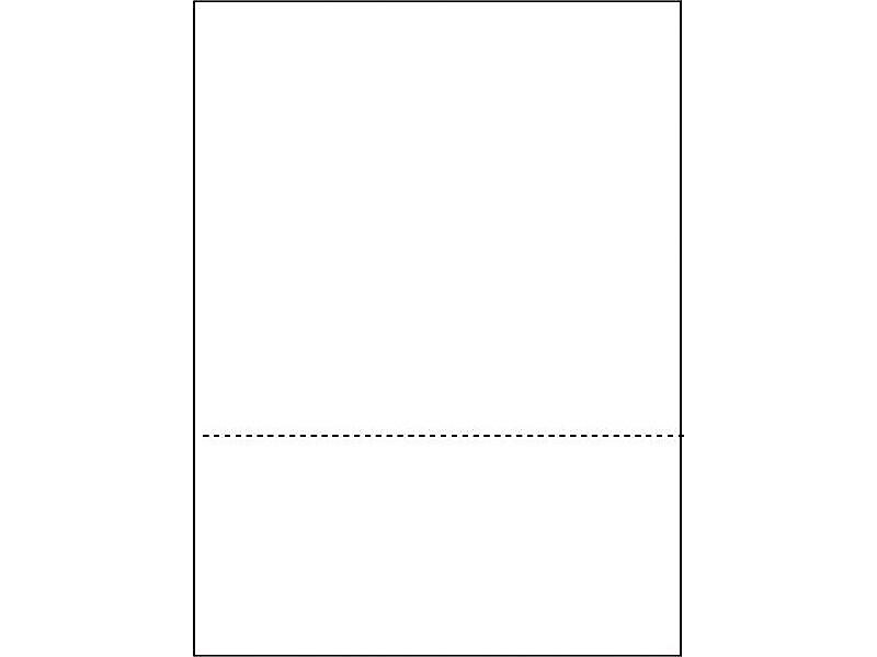 Alliance 8.5" x 11" Perforated Specialty Paper, 20 lbs., 92 Brightness, 500 Sheets/Ream (851032)