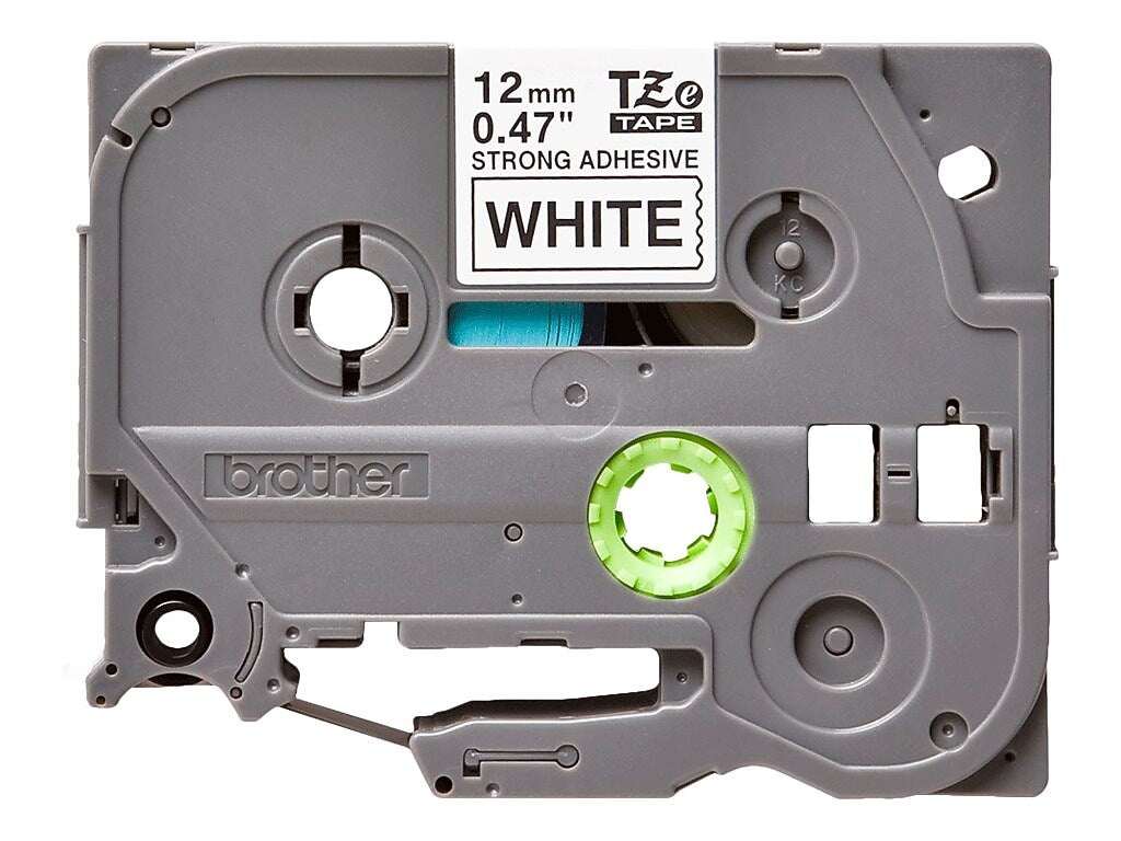 Brother TZ-ES231CS Label Maker Tape, 1/2"W, Black On White