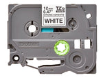 Brother TZ-ES231CS Label Maker Tape, 1/2"W, Black On White