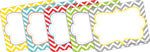 Barker Creek Self-adhesive Beautiful Chevron School Name Tags, 2.75" x 3.5", 90/Set (BC3762)