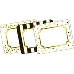 Barker Creek Self-adhesive Gold School Name Tags, 2.75" x 3.5", 90/Set (BC3767)