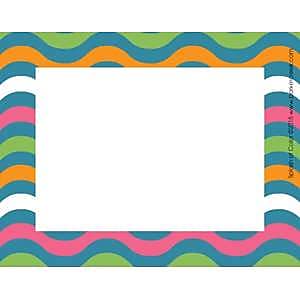Barker Creek Self-adhesive Splash of Color School Name Tags, 2.75" x 3.5", 90/Set (BC3768)