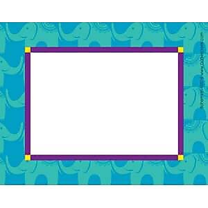 Barker Creek Self-adhesive Bohemian School Name Tags, 2.75" x 3.5", 90/Set (BC3769)