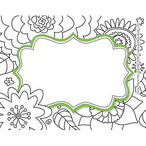 Barker Creek Color Me! In My Garden Self-adhesive School Name Tags, 2.75" x 3.5", 90/Set (BC3771)