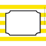 Barker Creek Self-adhesive Wide Stripes School Name Tags, 2.75" x 3.5", 90/Set (BC3773)